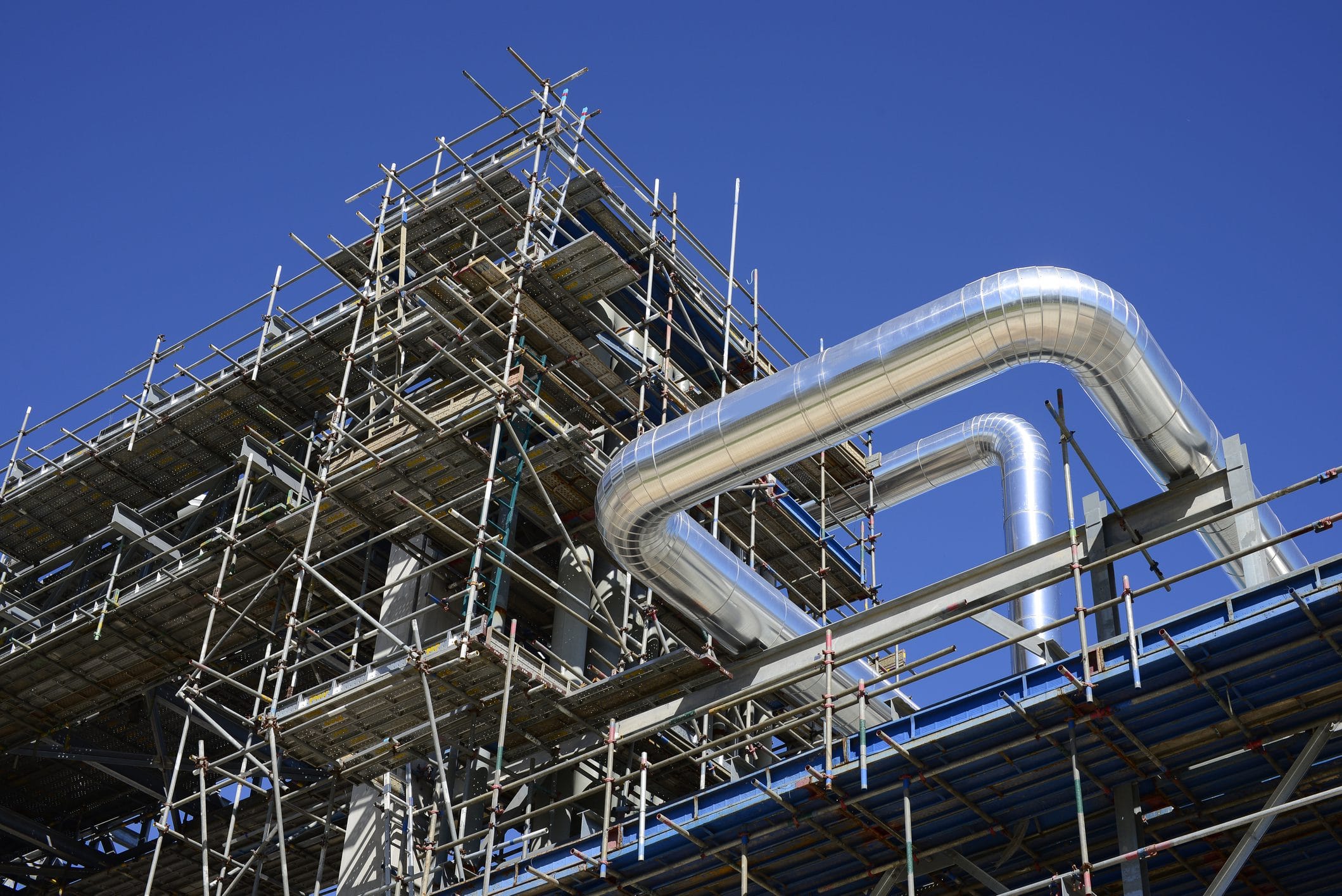 pipeline construction products The scaffolding for construction.