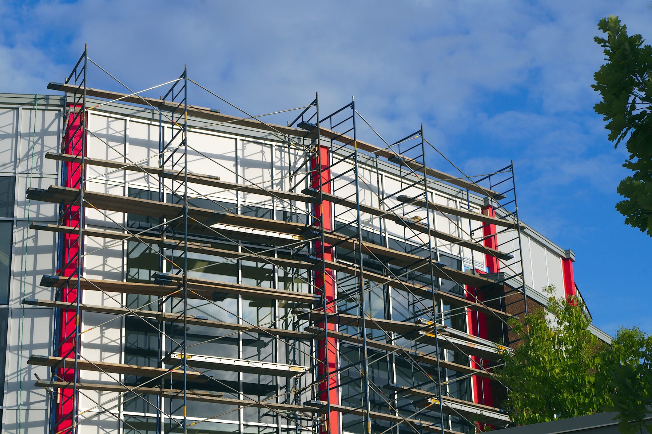 scaffold construction site building renovation structure scaffold construction site building renovation structure